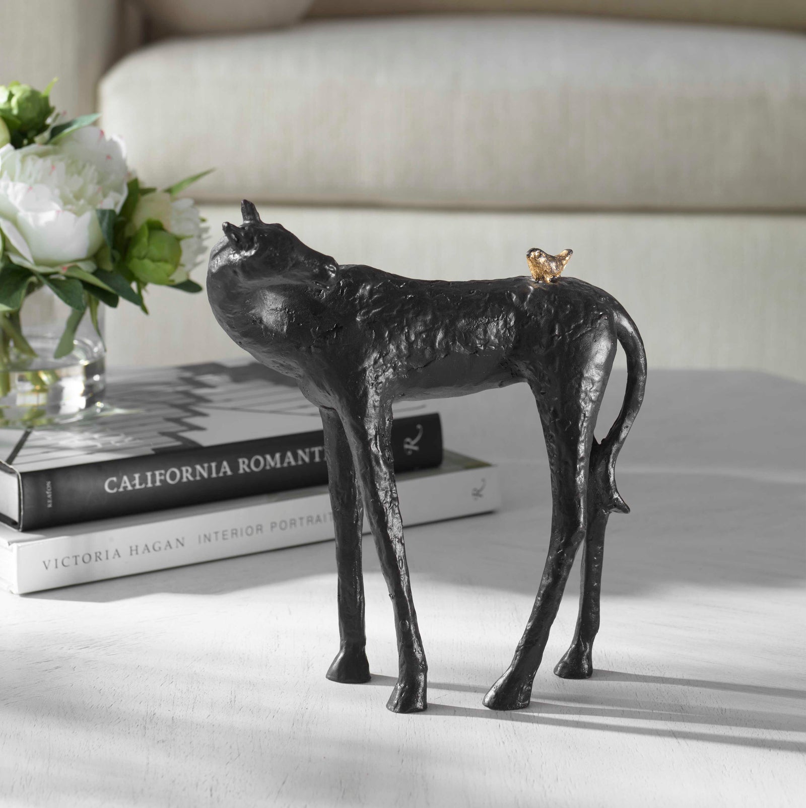 American Home Furniture Uttermost Hello Friend Horse Sculpture