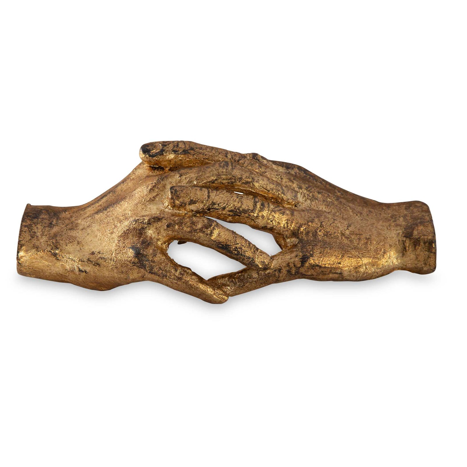 American Home Furniture Uttermost Hold My Hand Gold Sculpture