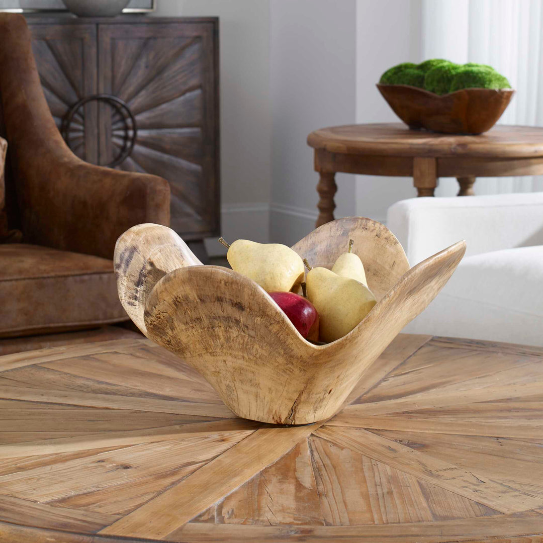 American Home Furniture Uttermost Tamarine Wood Bowl