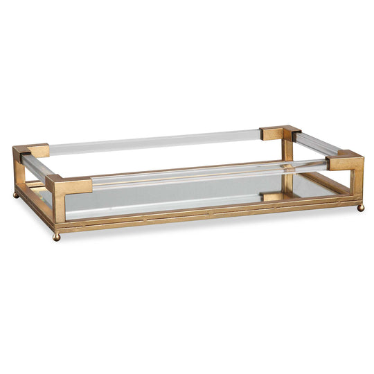 American Home Furniture Uttermost Balkan Mirrored Tray