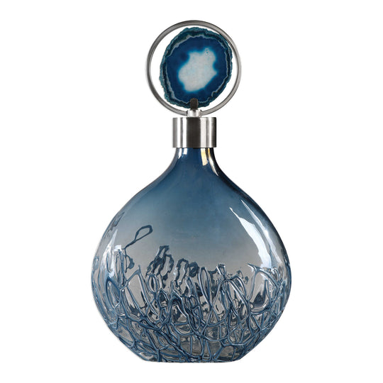 American Home Furniture Uttermost Rae Sky Blue Vase