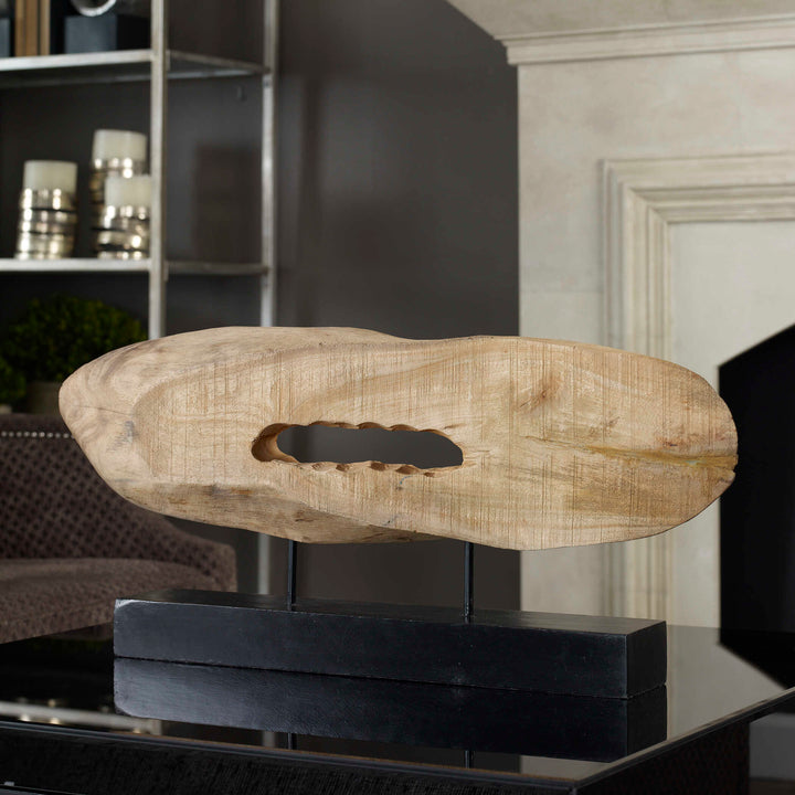 American Home Furniture Uttermost Paol Mango Wood Sculpture