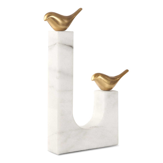 American Home Furniture Uttermost Songbirds Brass Sculpture