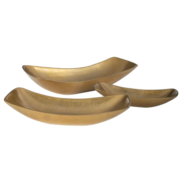 American Home Furniture Uttermost Anas Antique Brass Bowls Set/3