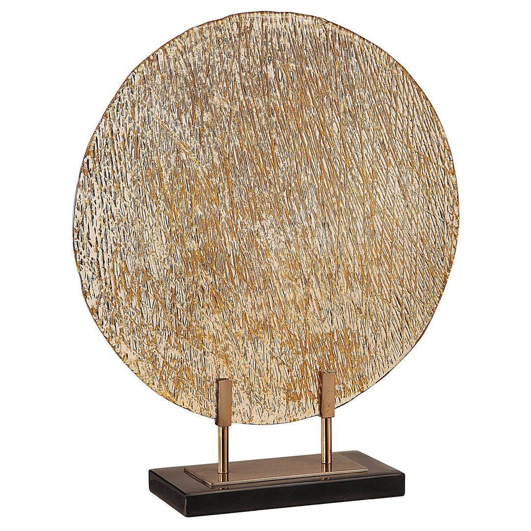 American Home Furniture Uttermost Layan Art Glass Charger