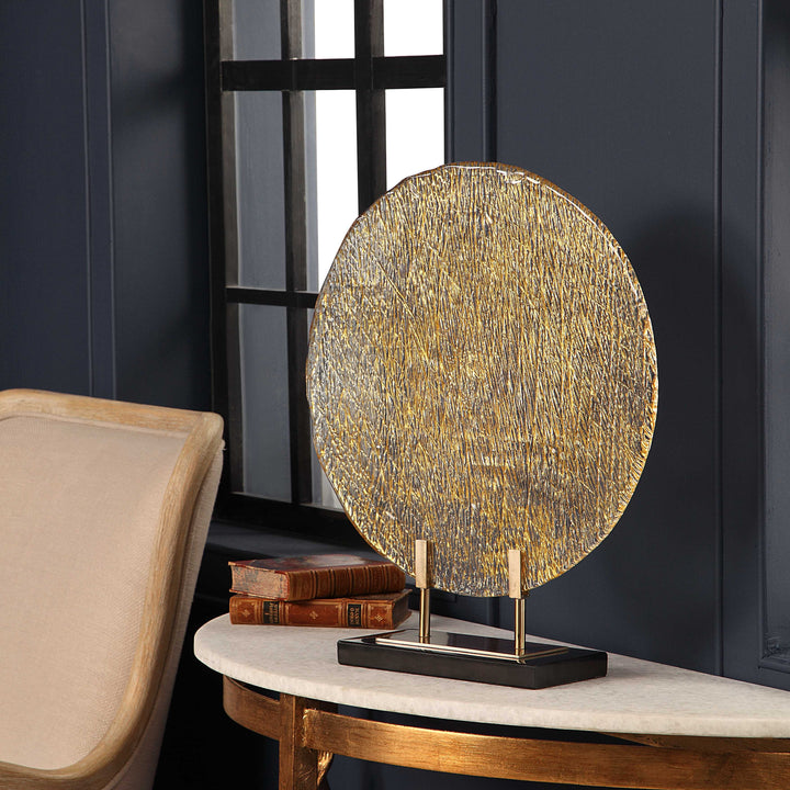 American Home Furniture Uttermost Layan Art Glass Charger