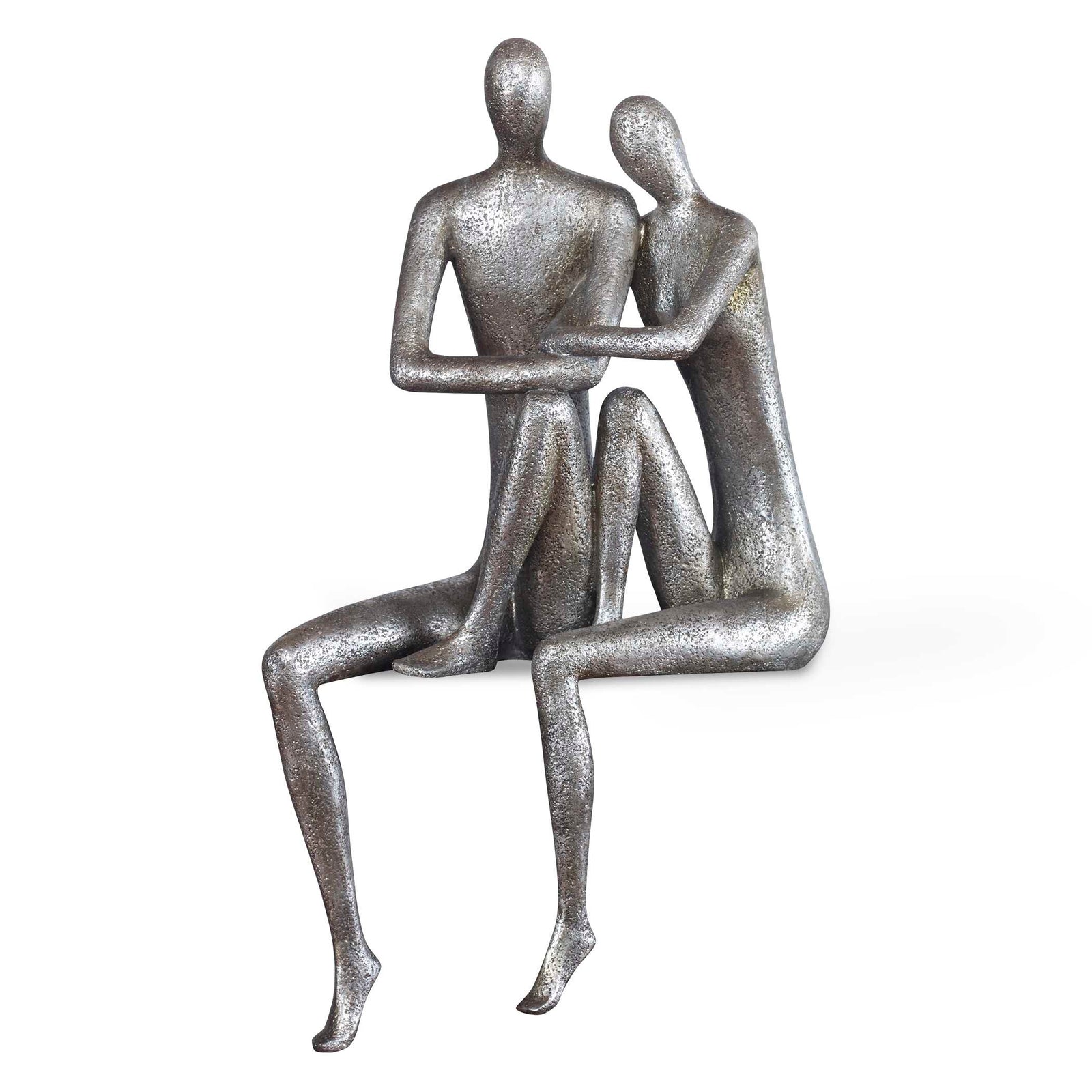 American Home Furniture Uttermost Courtship Antique Nickel Figurine