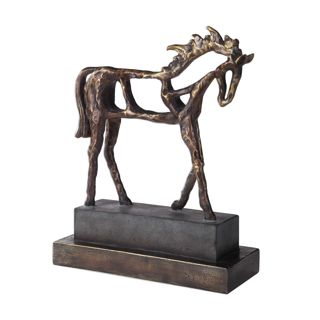American Home Furniture Uttermost Titan Horse Sculpture