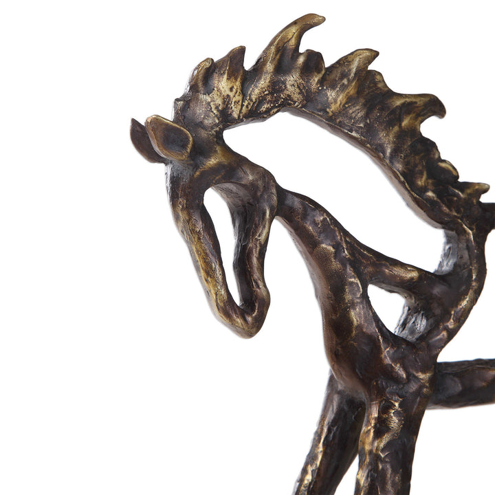 American Home Furniture Uttermost Titan Horse Sculpture