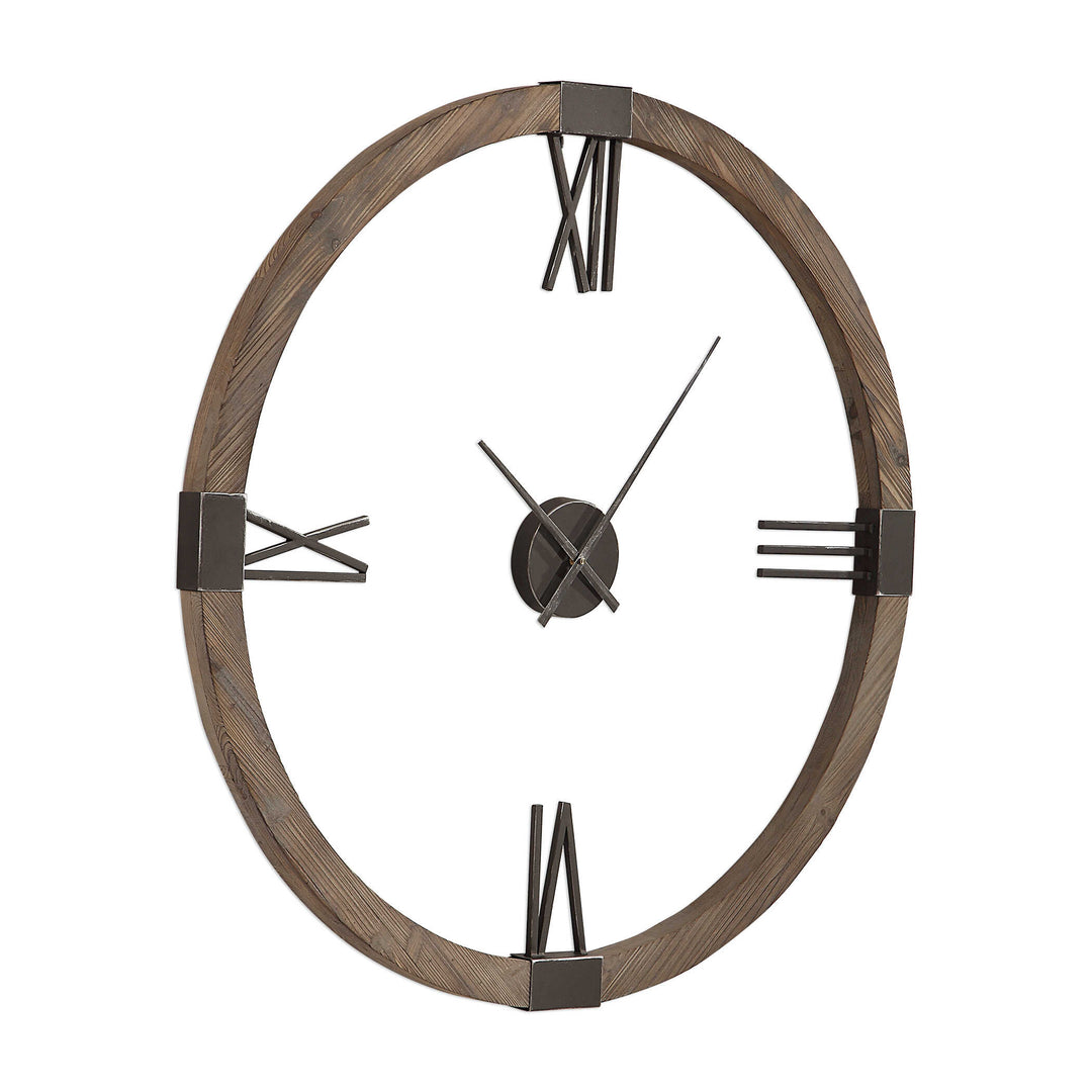American Home Furniture Uttermost Marcelo Modern Wall Clock