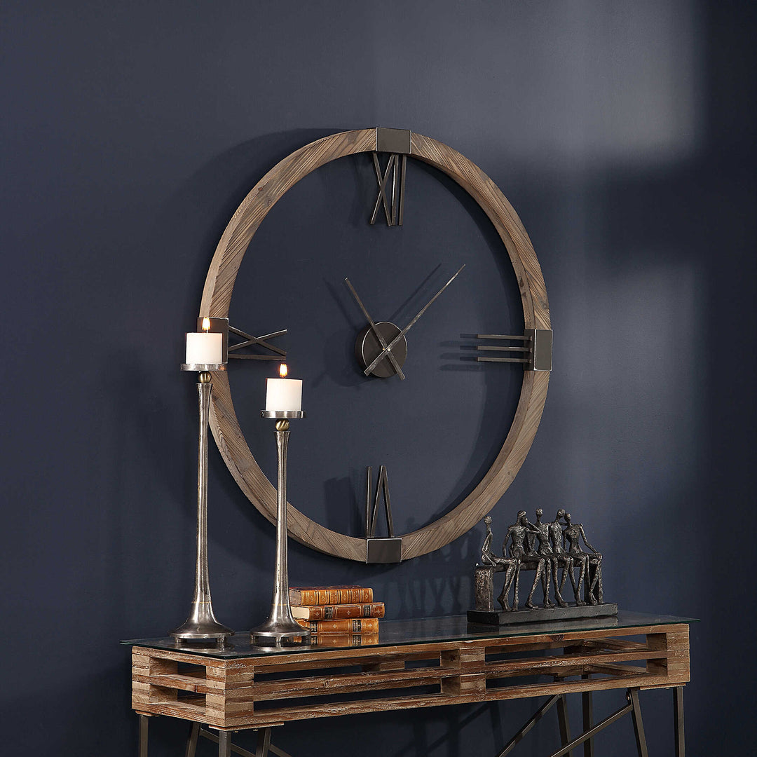 American Home Furniture Uttermost Marcelo Modern Wall Clock