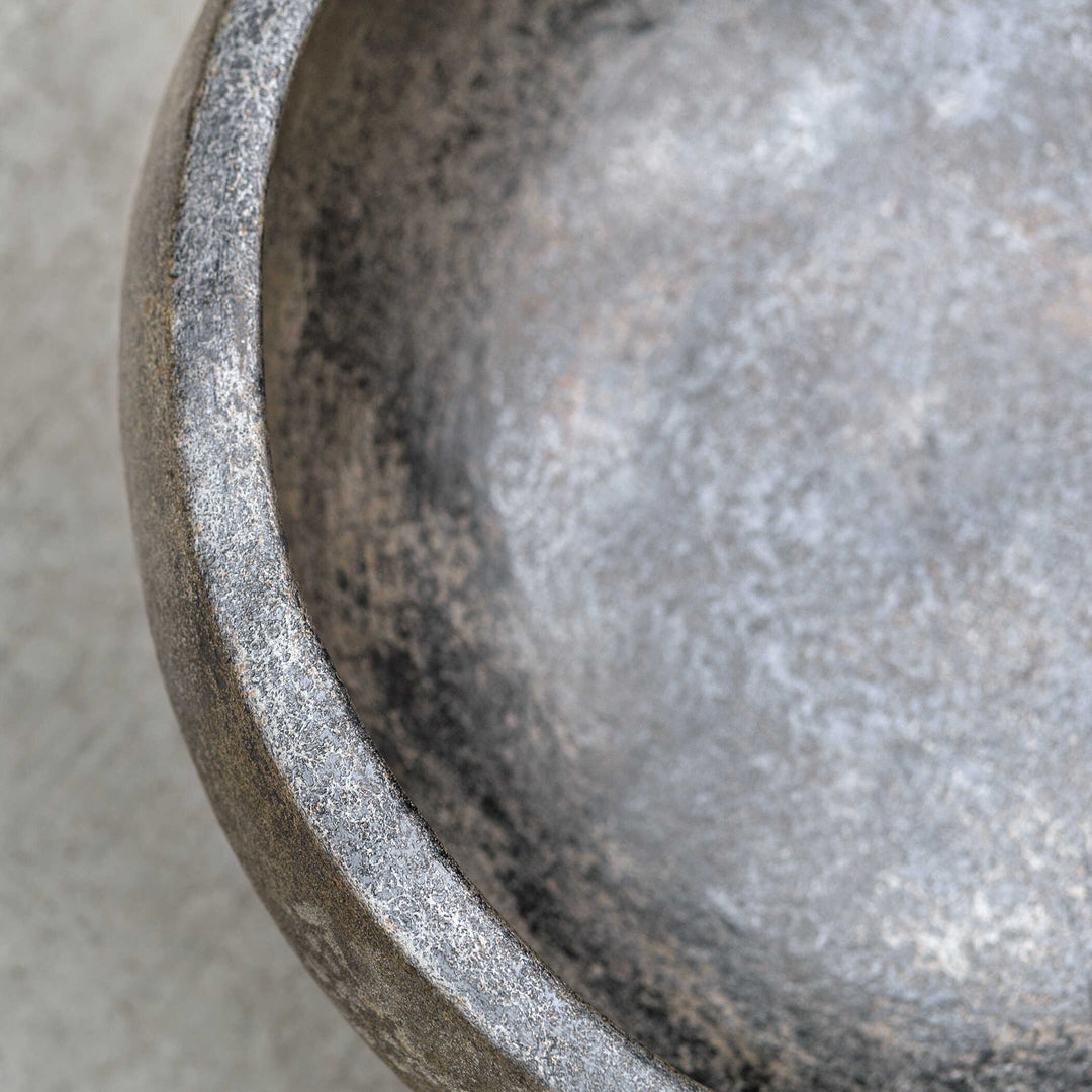 American Home Furniture Uttermost Brixton Aged Black Bowl