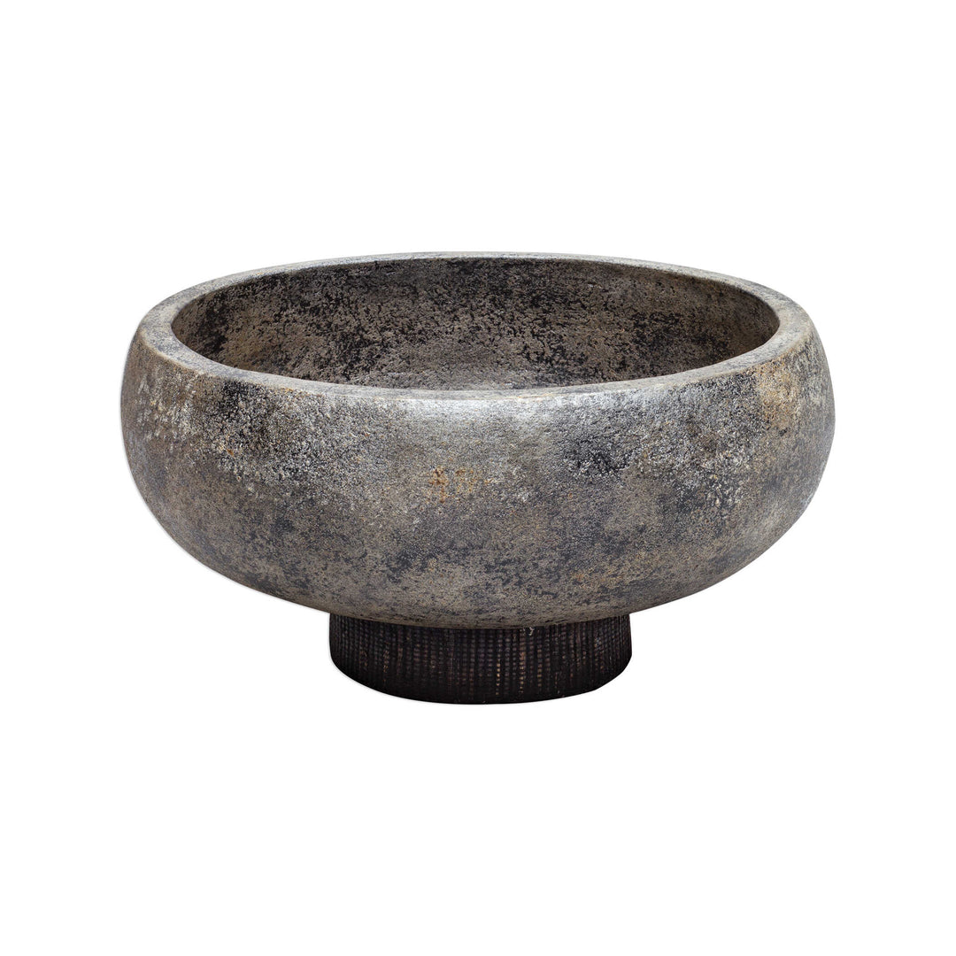 American Home Furniture Uttermost Brixton Aged Black Bowl