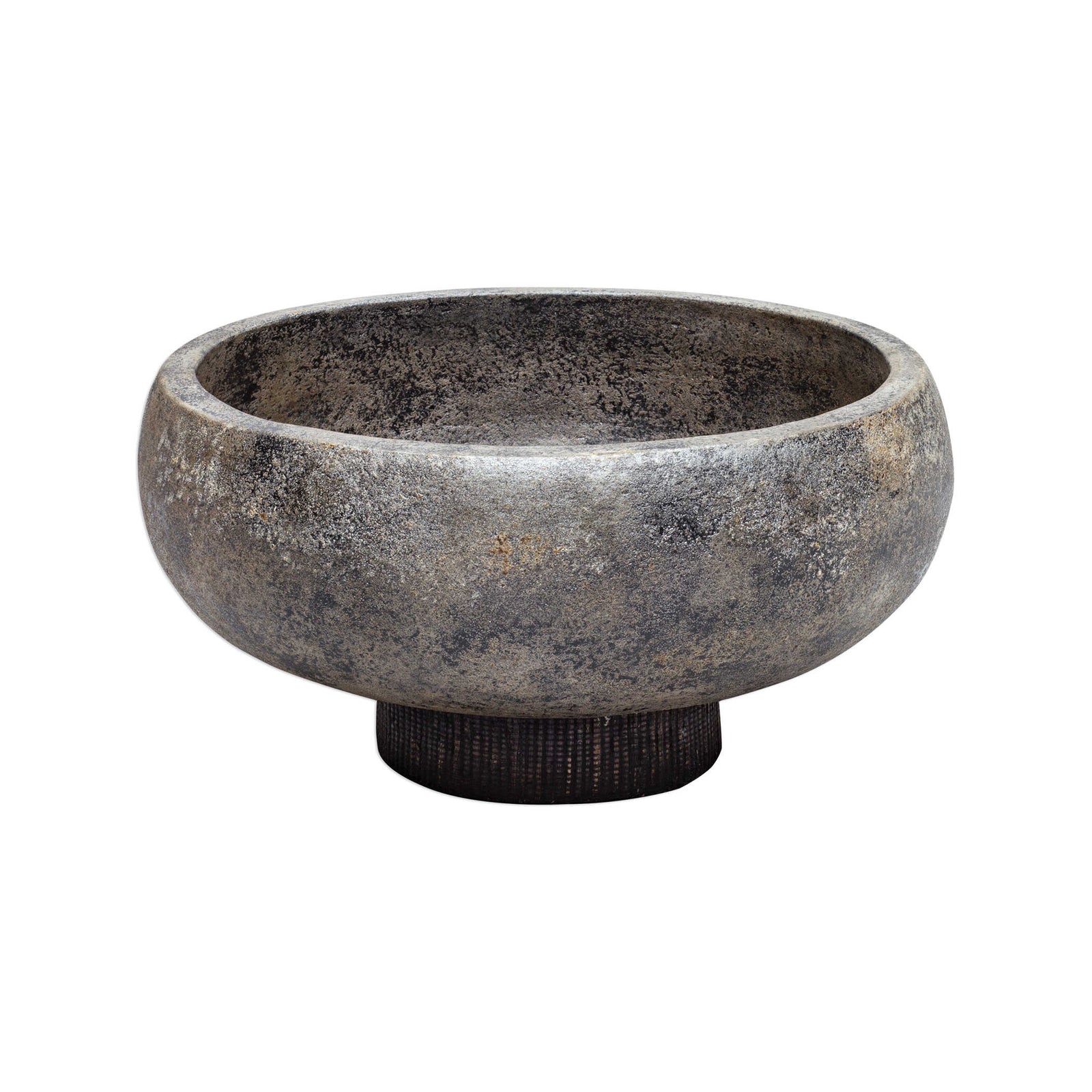 American Home Furniture Uttermost Brixton Aged Black Bowl