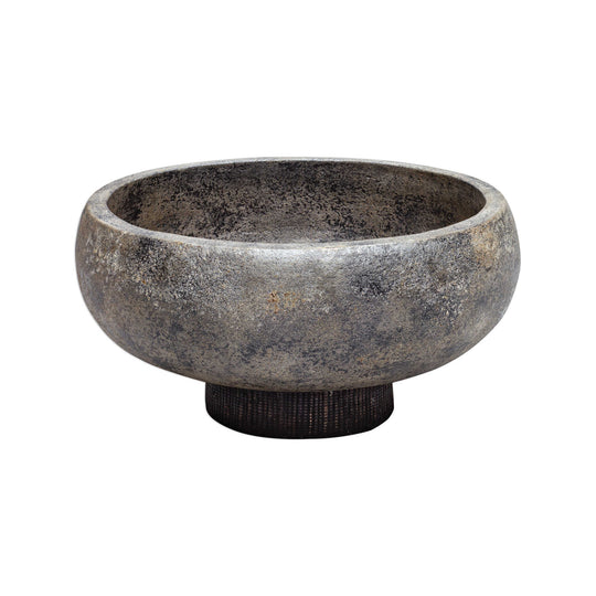 American Home Furniture Uttermost Brixton Aged Black Bowl