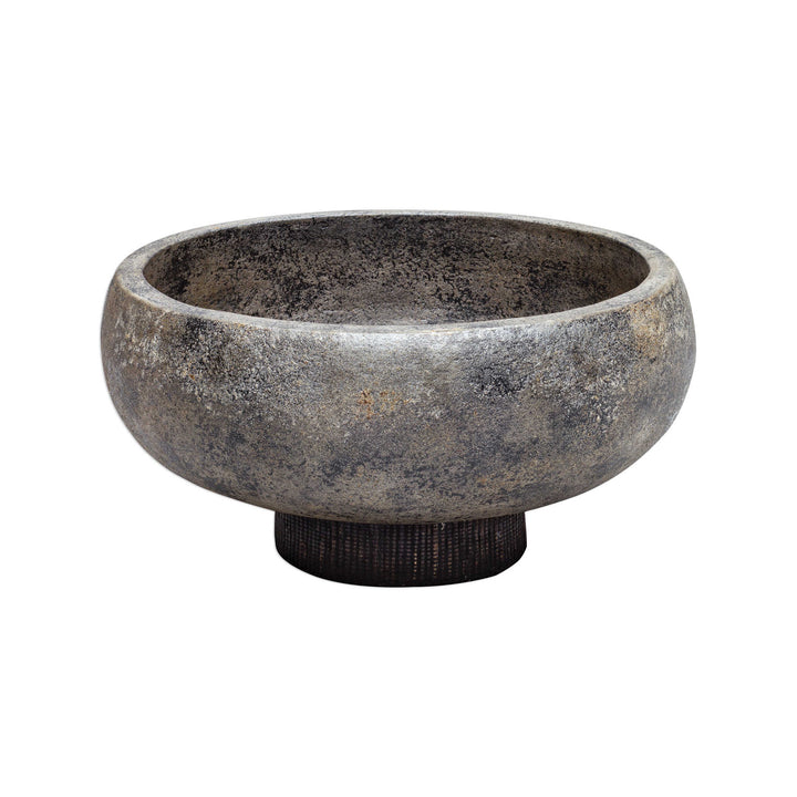 American Home Furniture Uttermost Brixton Aged Black Bowl