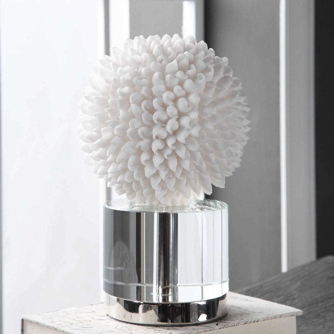 American Home Furniture Uttermost Cascara White Sculpture