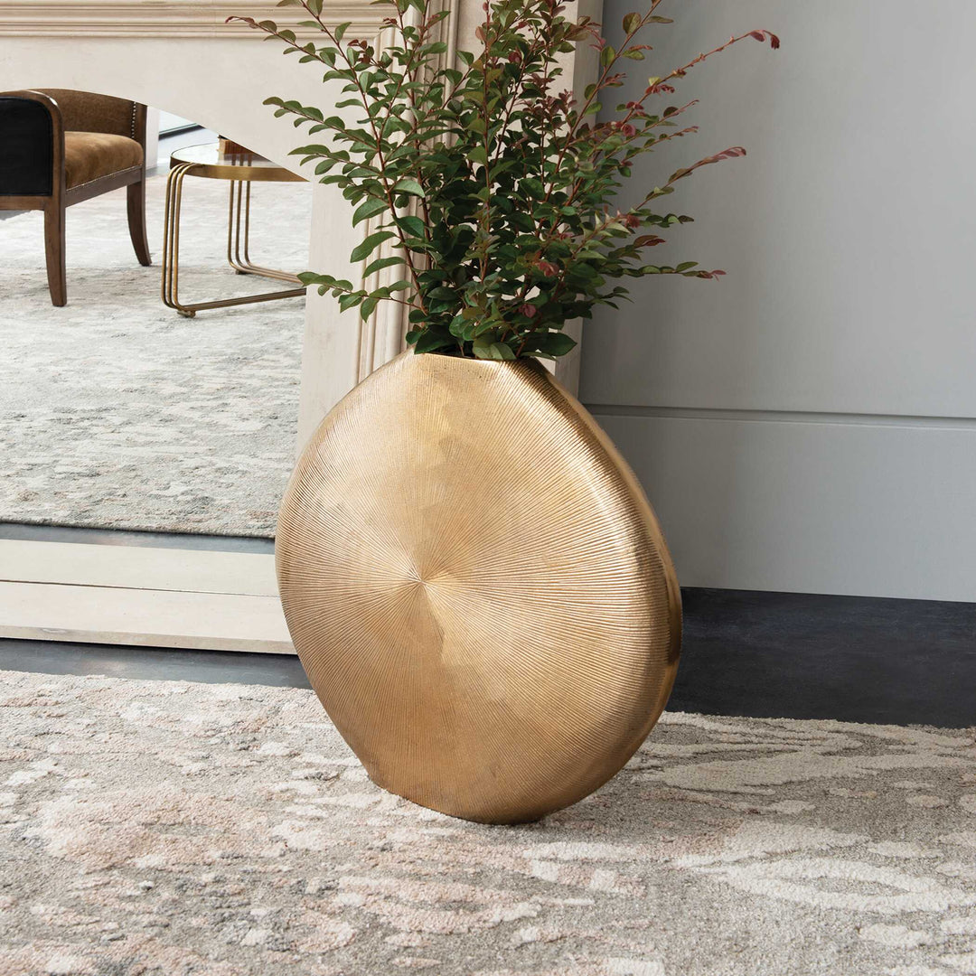 American Home Furniture Uttermost Gretchen Gold Vase