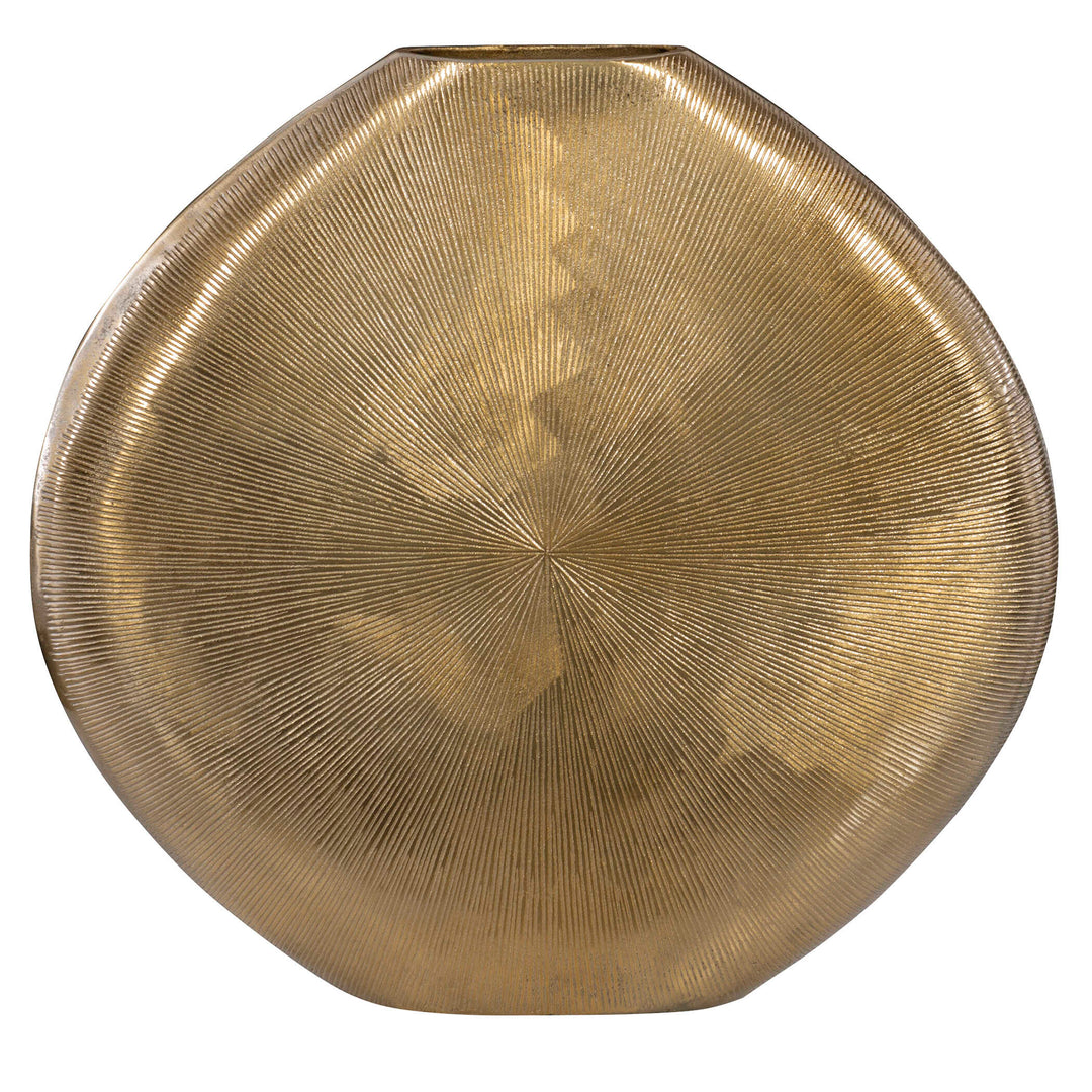 American Home Furniture Uttermost Gretchen Gold Vase
