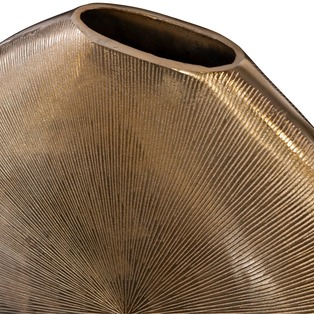 American Home Furniture Uttermost Gretchen Gold Vase