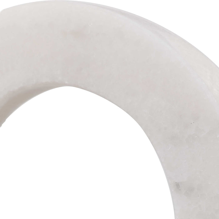 American Home Furniture Uttermost Coin Toss Marble Rings, S/3
