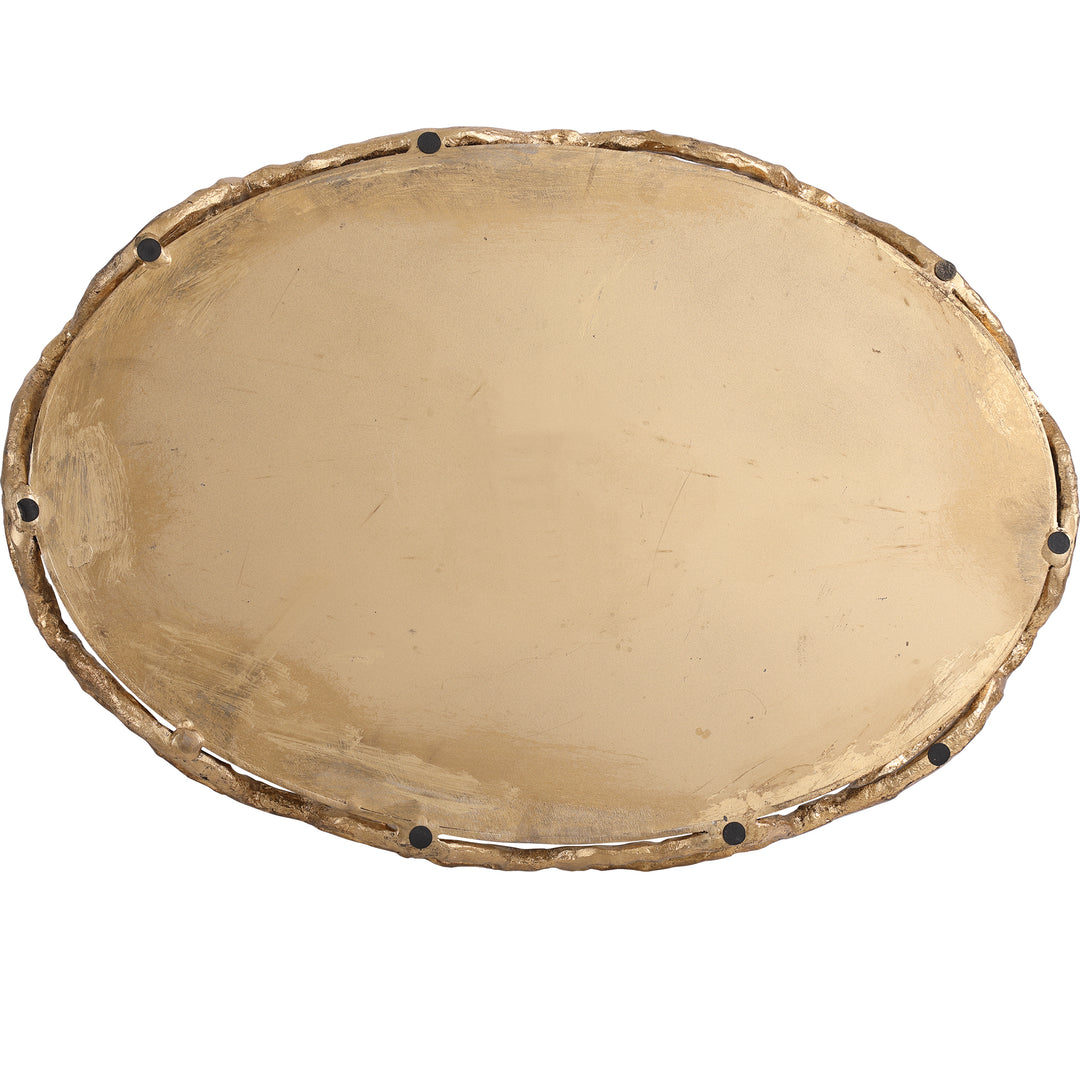American Home Furniture Uttermost Cable Chain Mirrored Tray