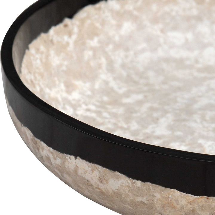 American Home Furniture Uttermost Rastia Terrazzo Bowl