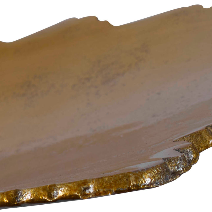 American Home Furniture Uttermost Camilla Gold Tray