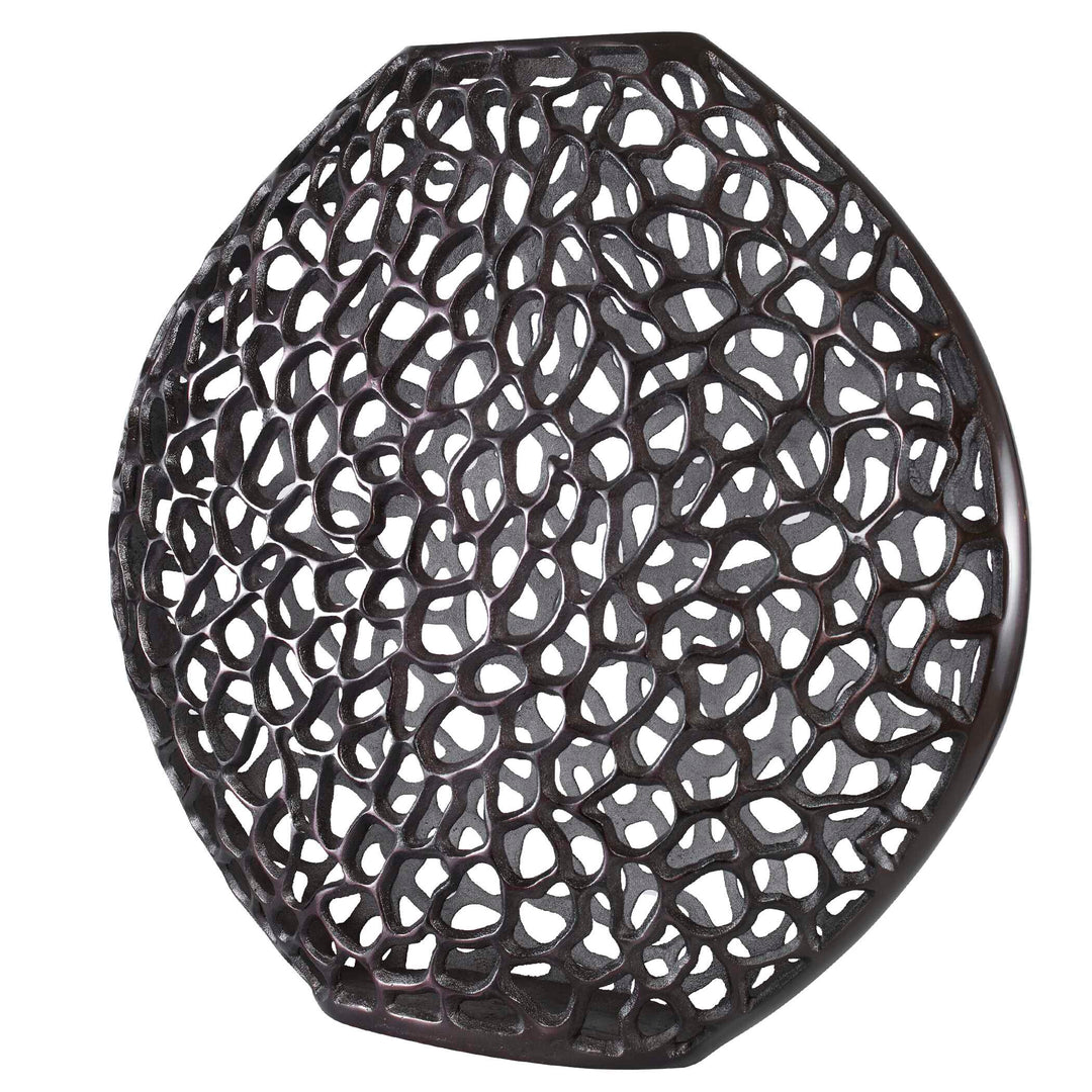 American Home Furniture Uttermost Web Dark Bronze Vase