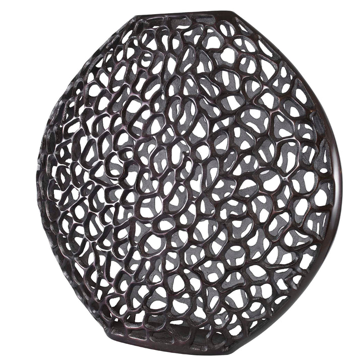 American Home Furniture Uttermost Web Dark Bronze Vase