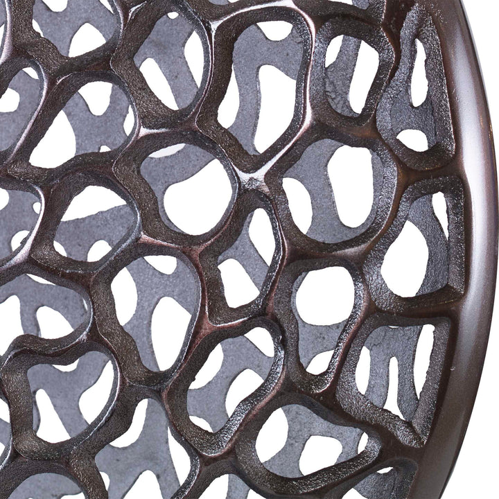 American Home Furniture Uttermost Web Dark Bronze Vase