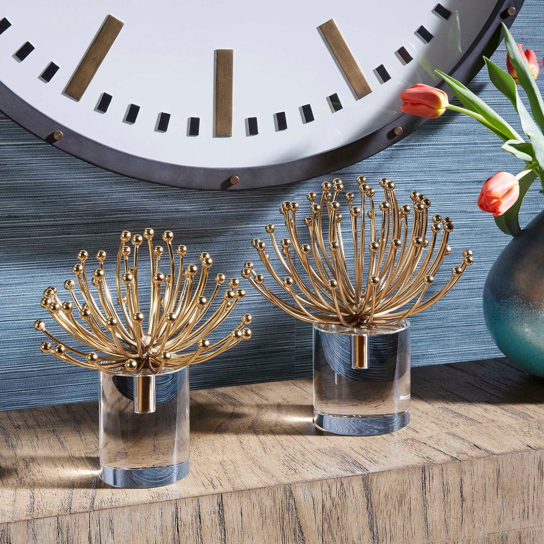 American Home Furniture Uttermost Aga Modern Sculptures Set of 2