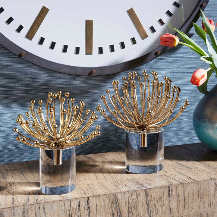 American Home Furniture Uttermost Aga Modern Sculptures Set of 2