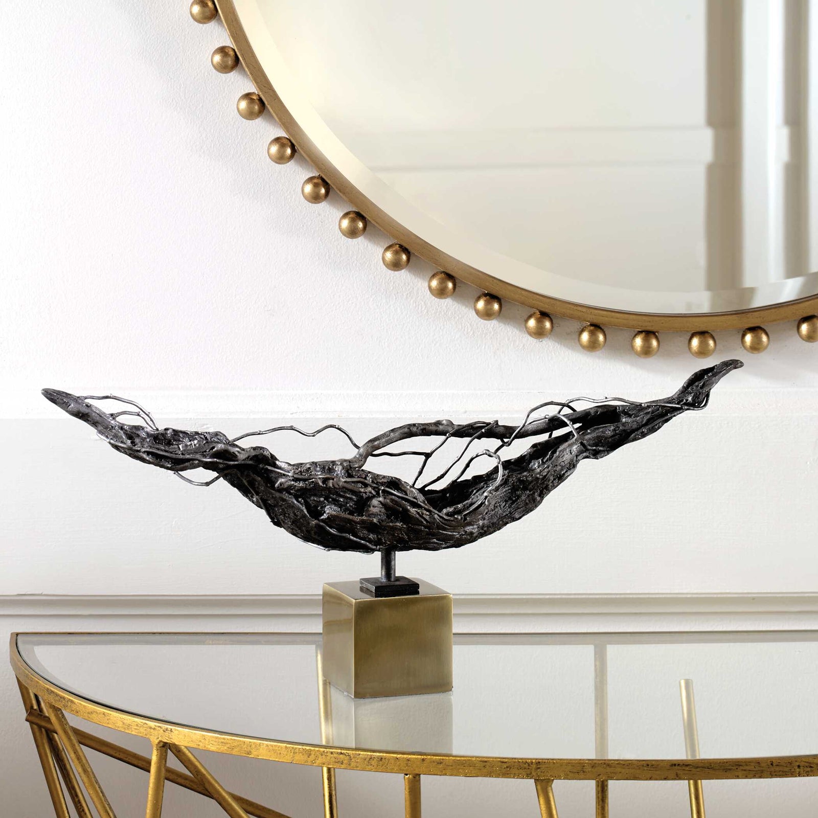 American Home Furniture Uttermost Tranquility Abstract Sculpture