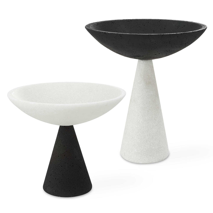 American Home Furniture Uttermost Antithesis Marble Bowls Set of 2