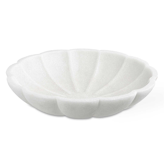 American Home Furniture Uttermost Petal Ivory Ricestone Bowl
