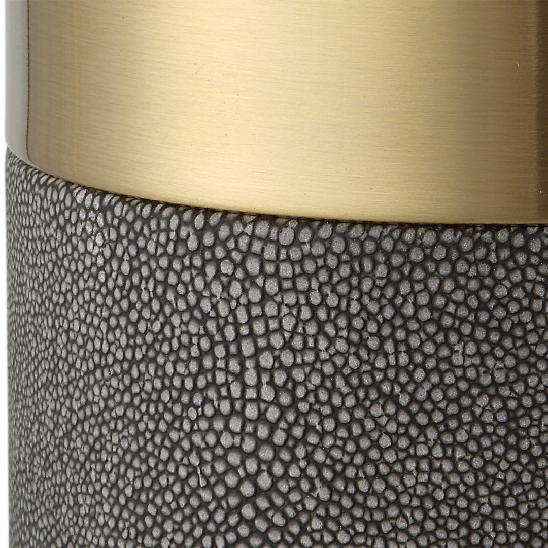 American Home Furniture Uttermost Wessex Gray Candleholders Set of 2