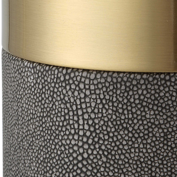 American Home Furniture Uttermost Wessex Gray Candleholders Set of 2