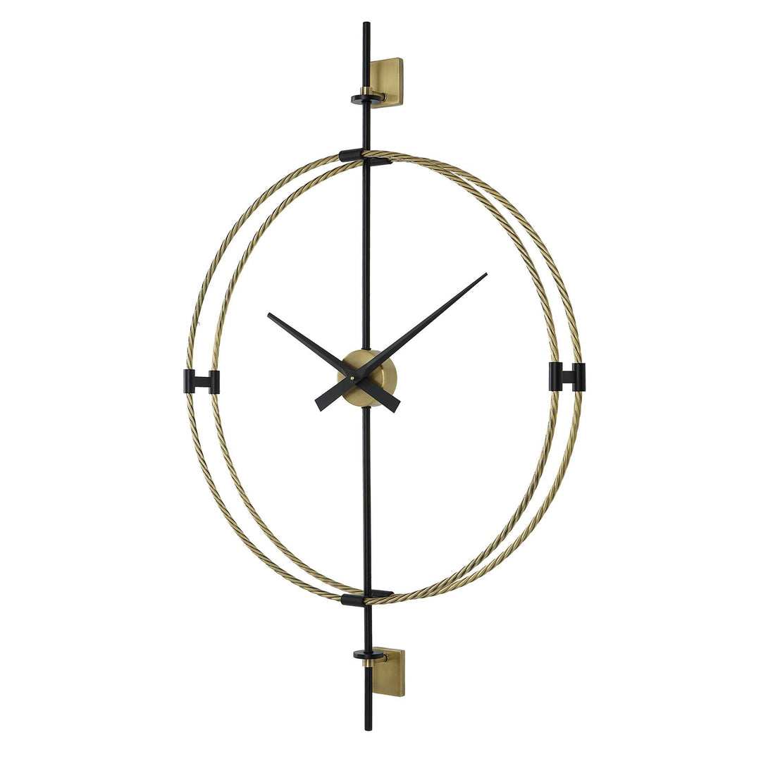 American Home Furniture Uttermost Time Flies Modern Wall Clock