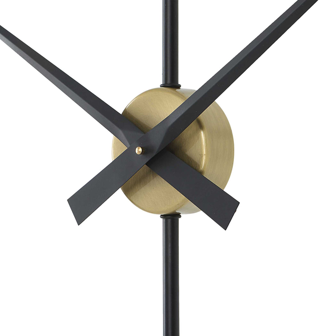 American Home Furniture Uttermost Time Flies Modern Wall Clock