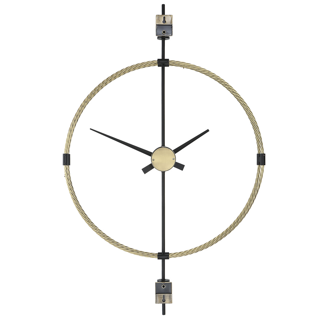 American Home Furniture Uttermost Time Flies Modern Wall Clock