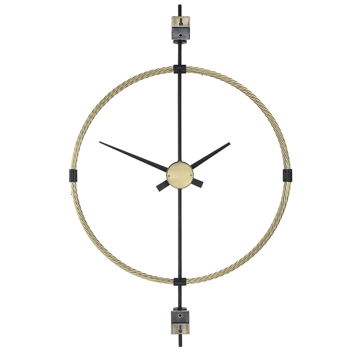 American Home Furniture Uttermost Time Flies Modern Wall Clock