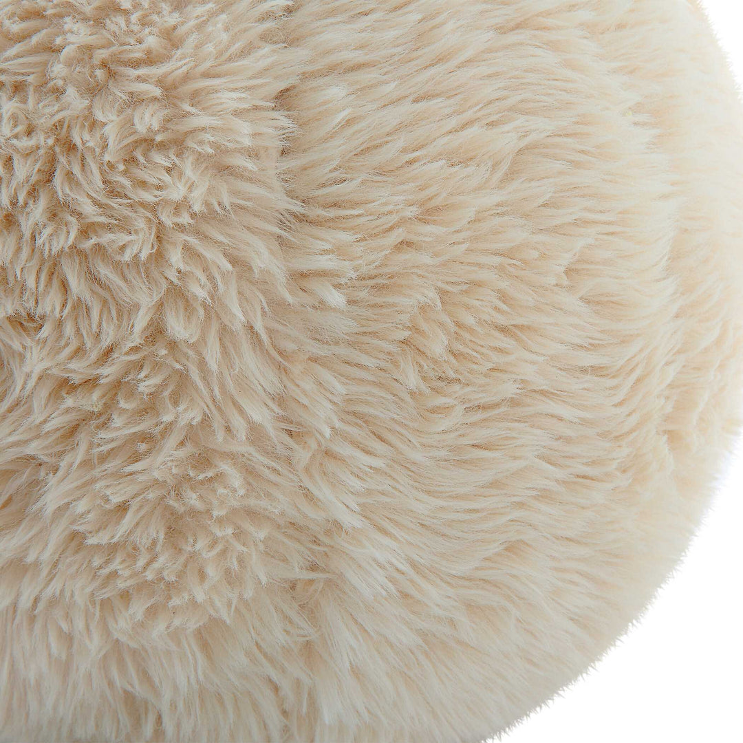 American Home Furniture Uttermost Abide Ball Sheepskin Pillows Set of 2