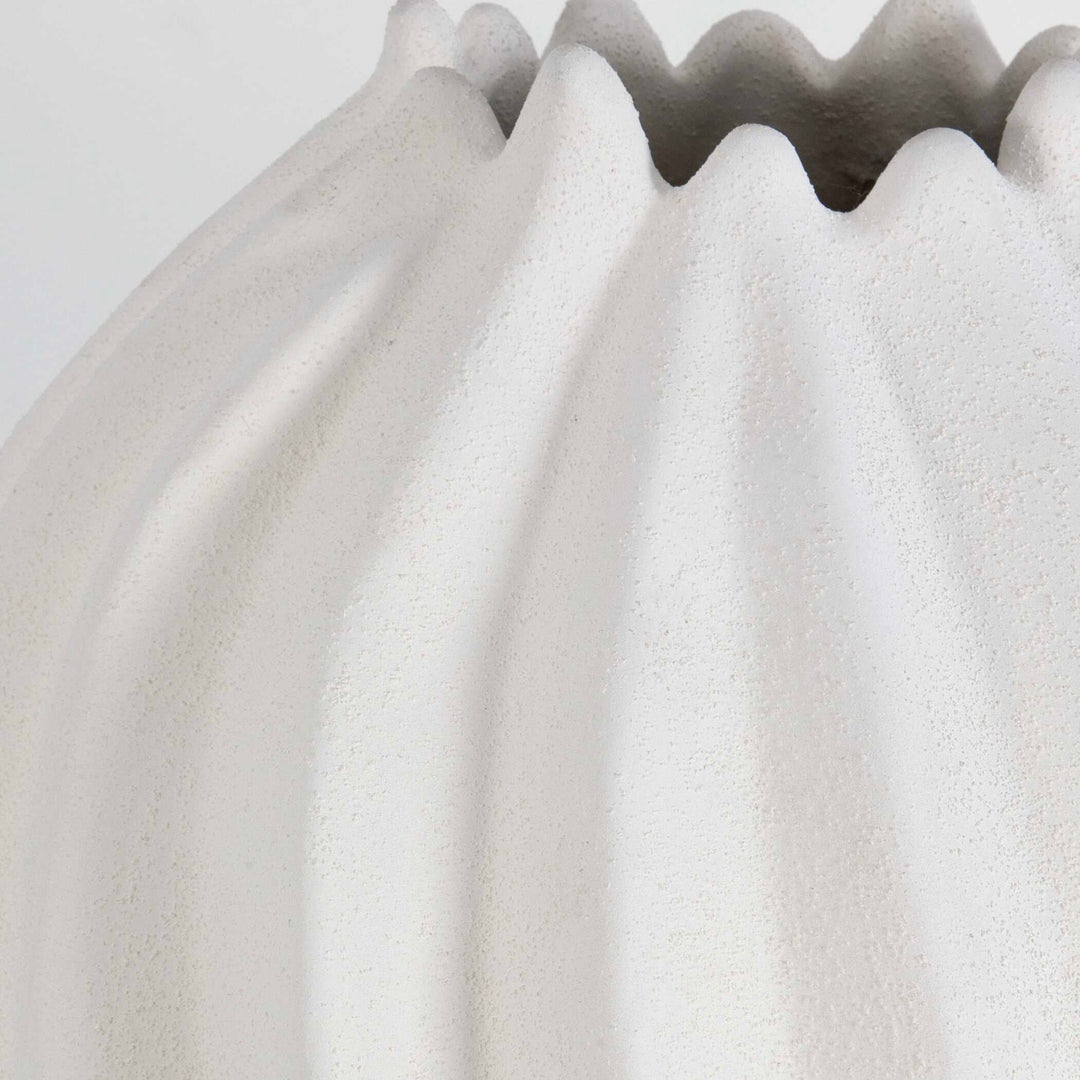 American Home Furniture Uttermost Merritt White Floor Vase