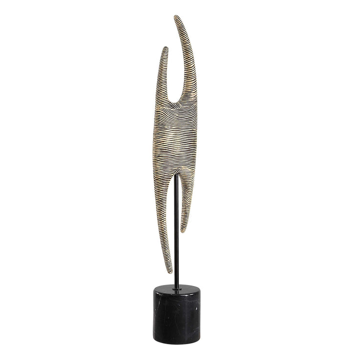 American Home Furniture Uttermost Pochette Ribbed Sculpture