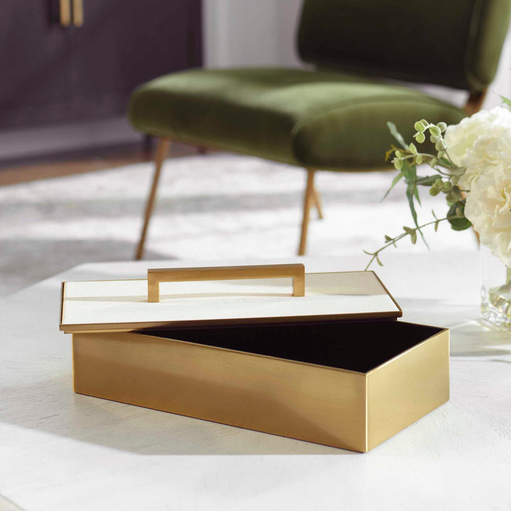 American Home Furniture Uttermost Wessex White Box