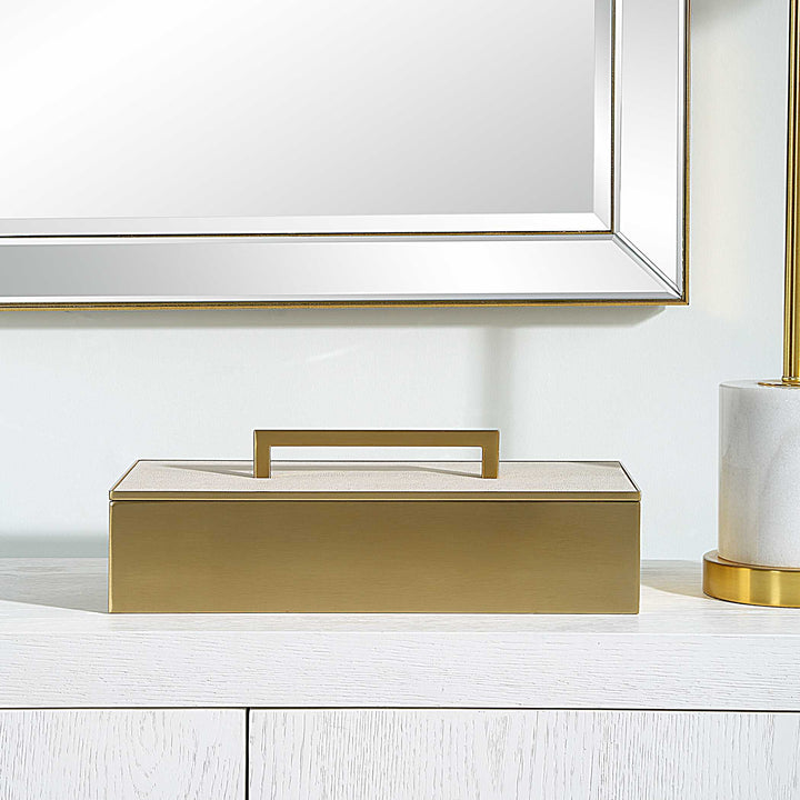 American Home Furniture Uttermost Wessex White Box