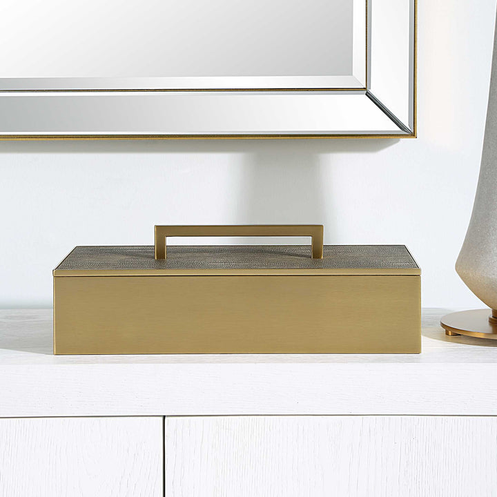 American Home Furniture Uttermost Wessex Gray Box
