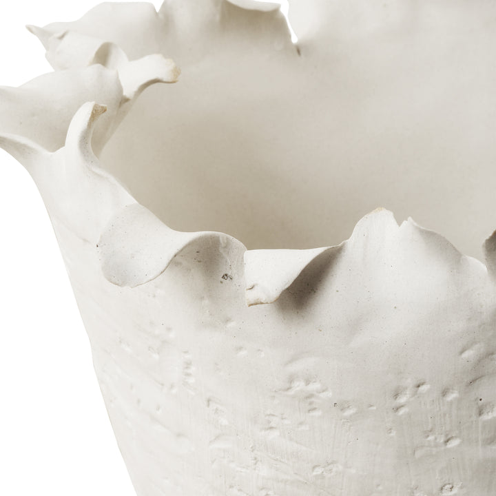 American Home Furniture | Uttermost - Blossom Tall Off-white Bowl