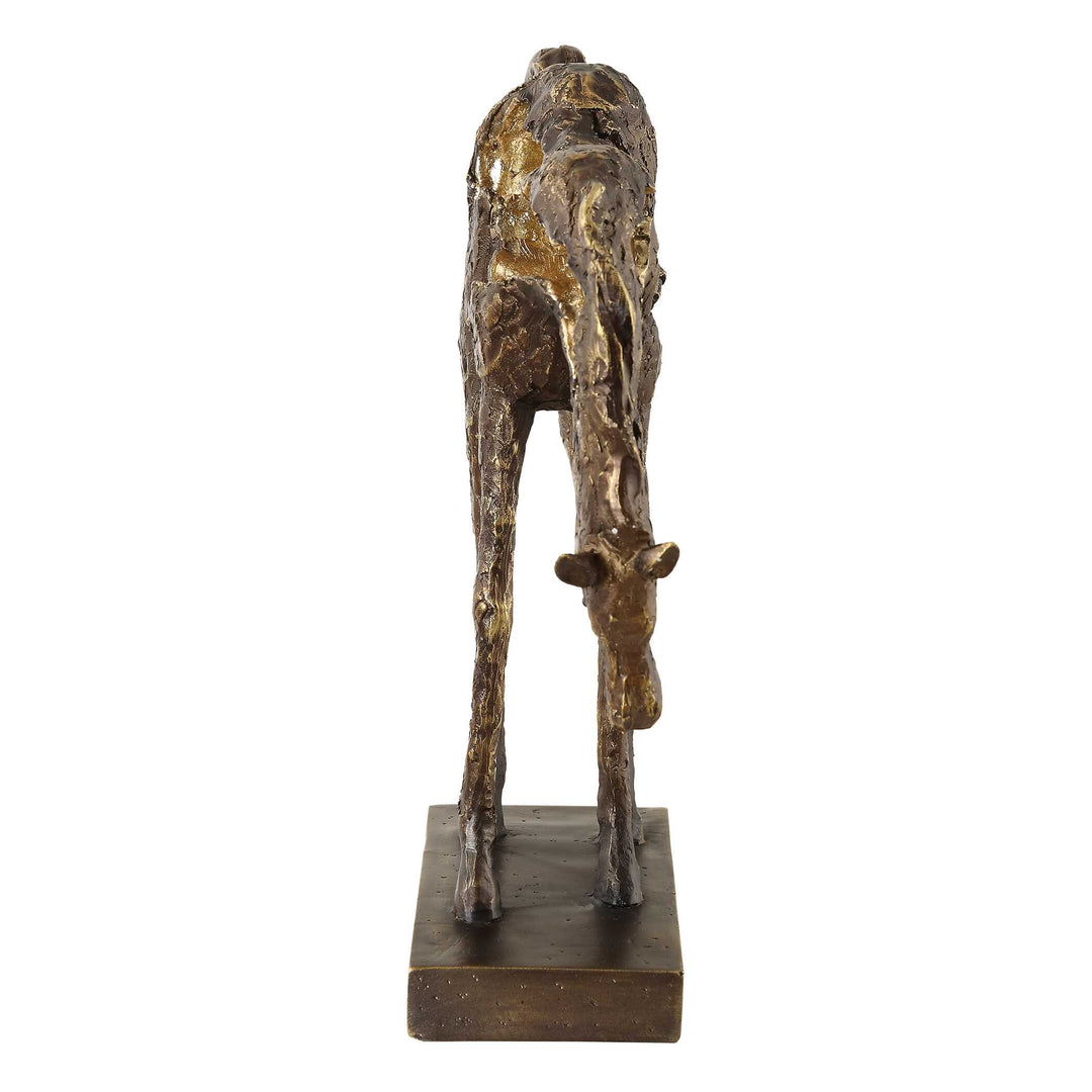 American Home Furniture Uttermost Openly Grazing Horse Sculpture